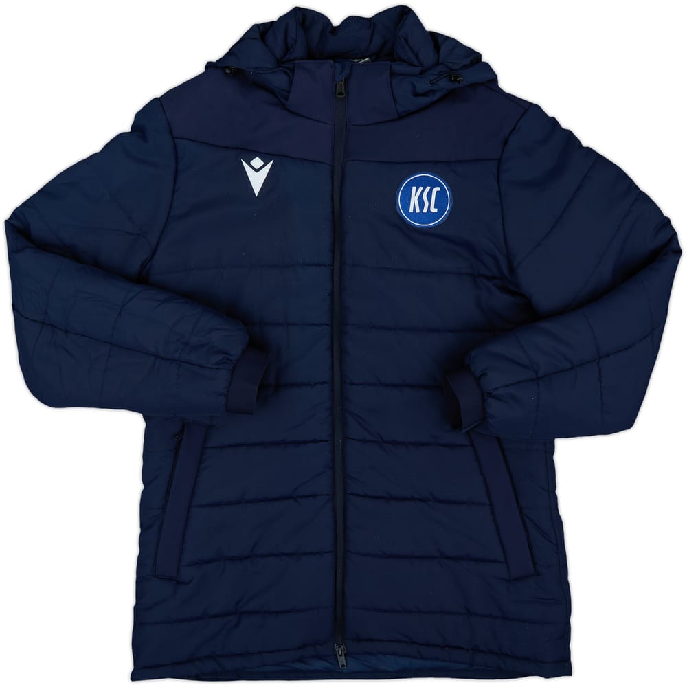 2021-22 Karlsruhe Macron Padded Bench Coat - 9/10 - (L)