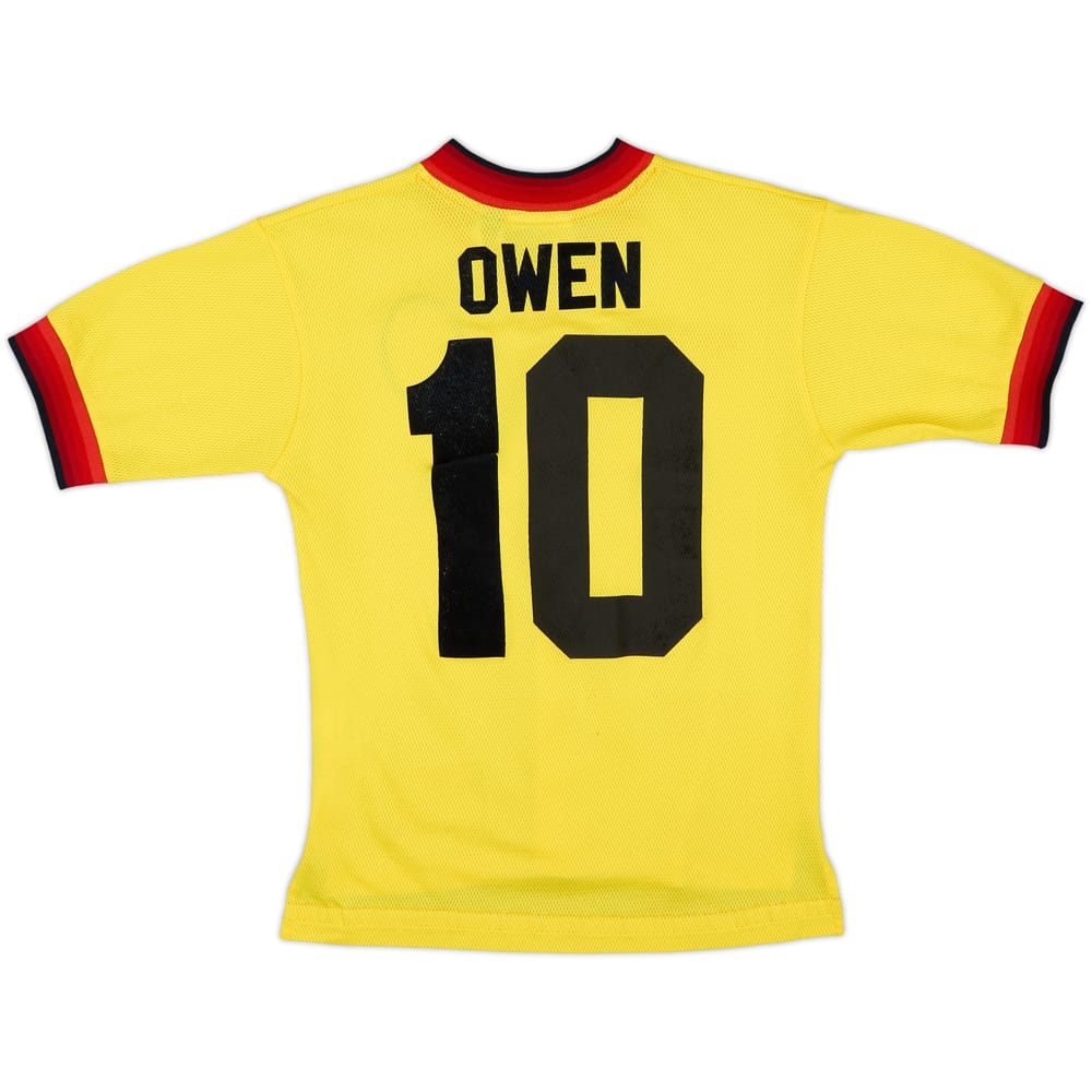 1997-99 Liverpool Away Shirt Owen #10 - 5/10 - (M.Boys)