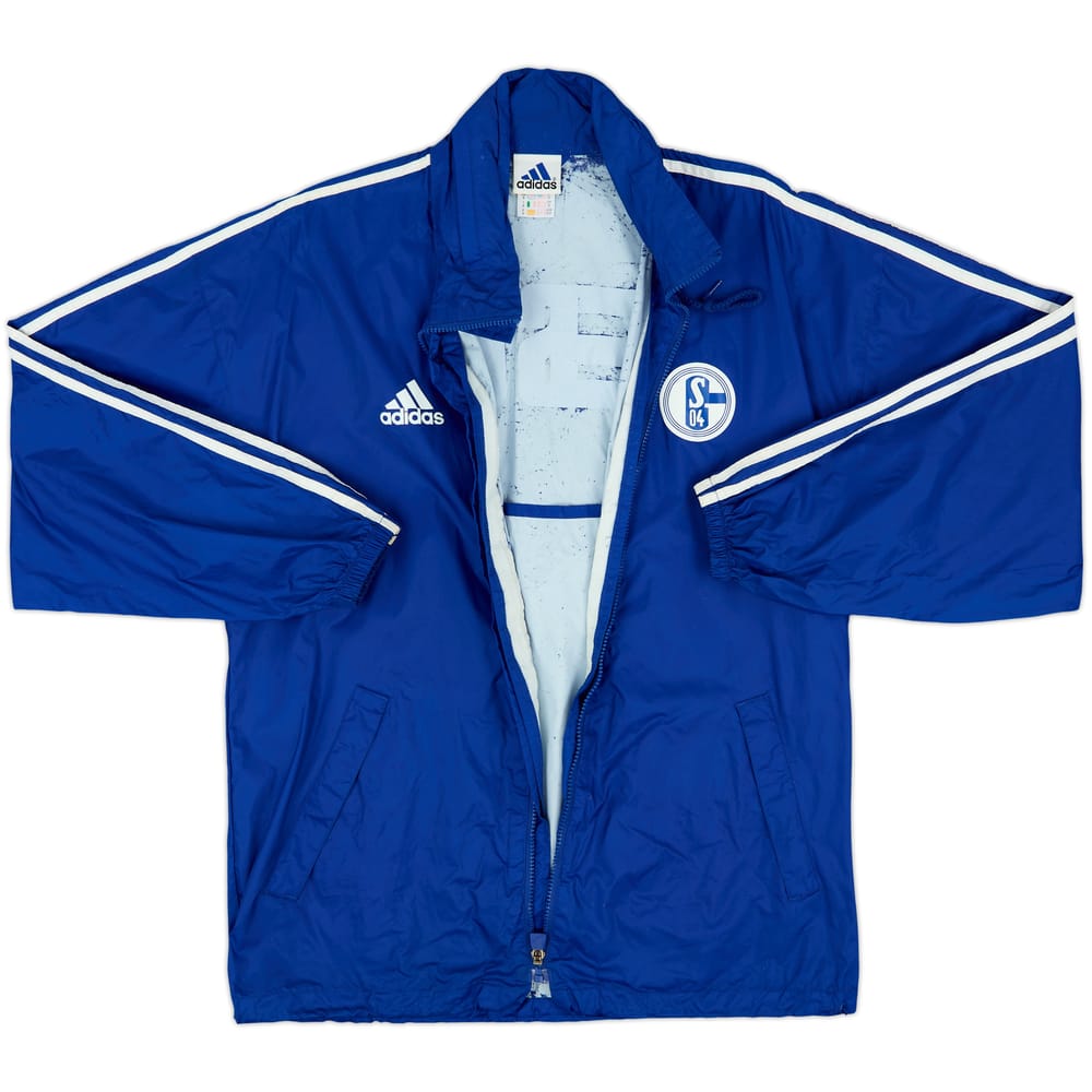 2001-02 Schalke adidas Hooded Rain Jacket - 4/10 - (S)