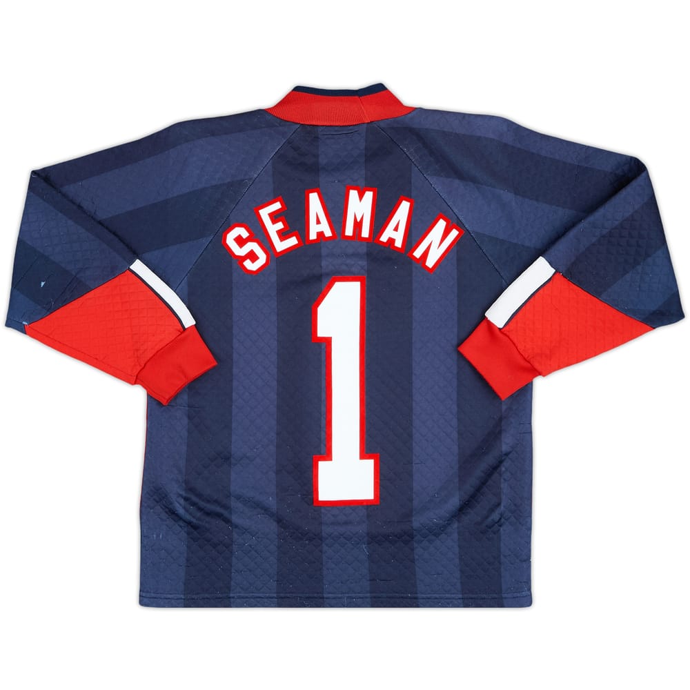 1997-98 England GK Shirt Seaman #1 - 8/10 - (L.Boys)