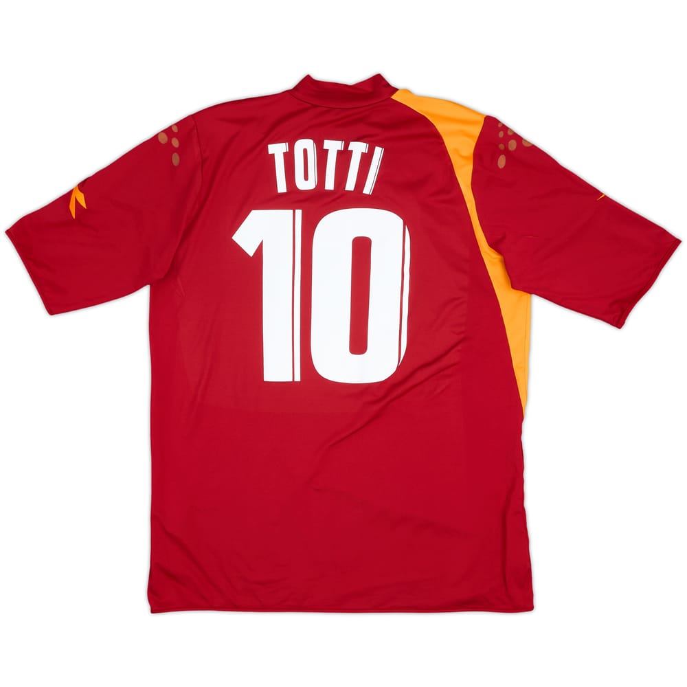 2005-06 Roma Home Shirt Totti #10 - 9/10 - (L)