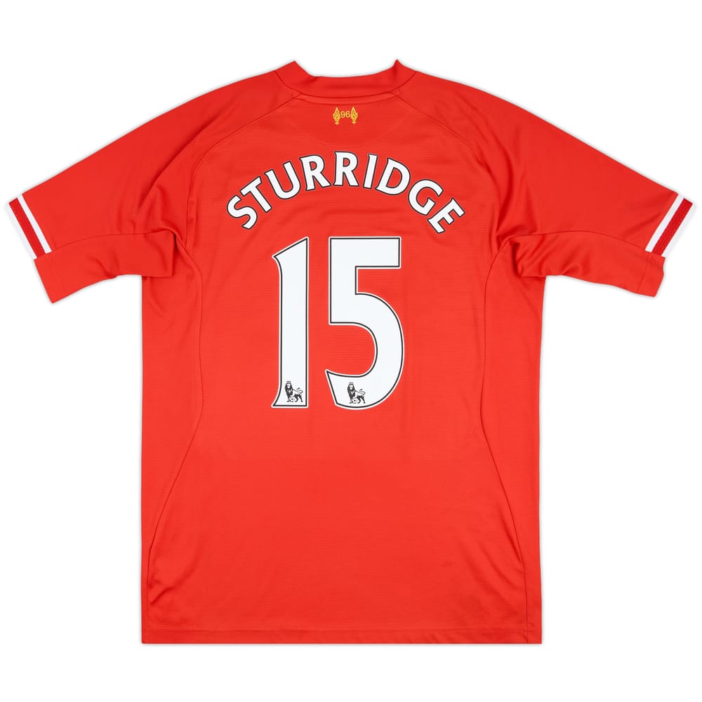 2013-14 Liverpool Home Shirt Sturridge #15 - 5/10 - (L)