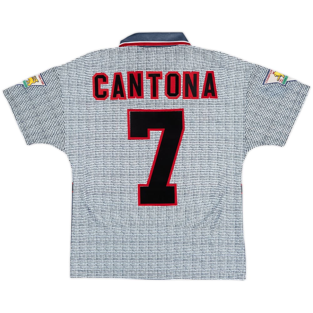 1995-96 Manchester United Away Shirt Cantona #7 - 8/10 - (Y)