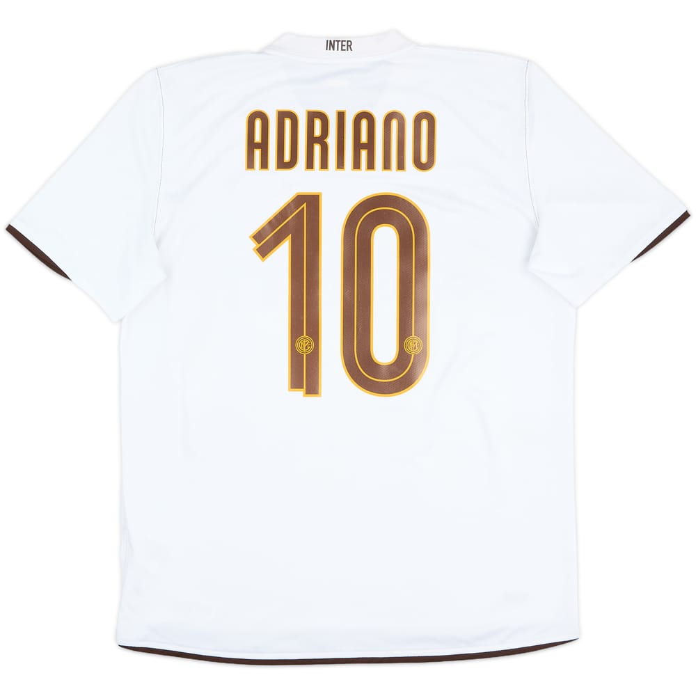 2008-09 Inter Milan Away Shirt Adriano #10 - 8/10 - (L)