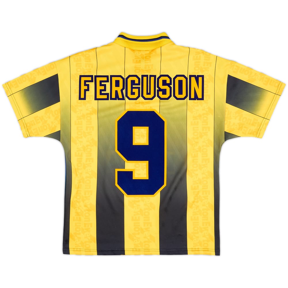1996-98 Everton Away Shirt Ferguson #9 - 10/10 - (XL.Boys)