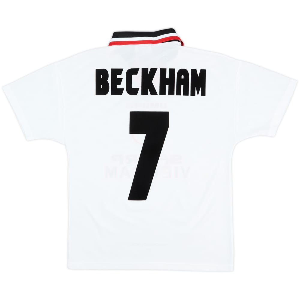 1997-99 Manchester United Away Shirt Beckham #7 - 9/10 - (Y)