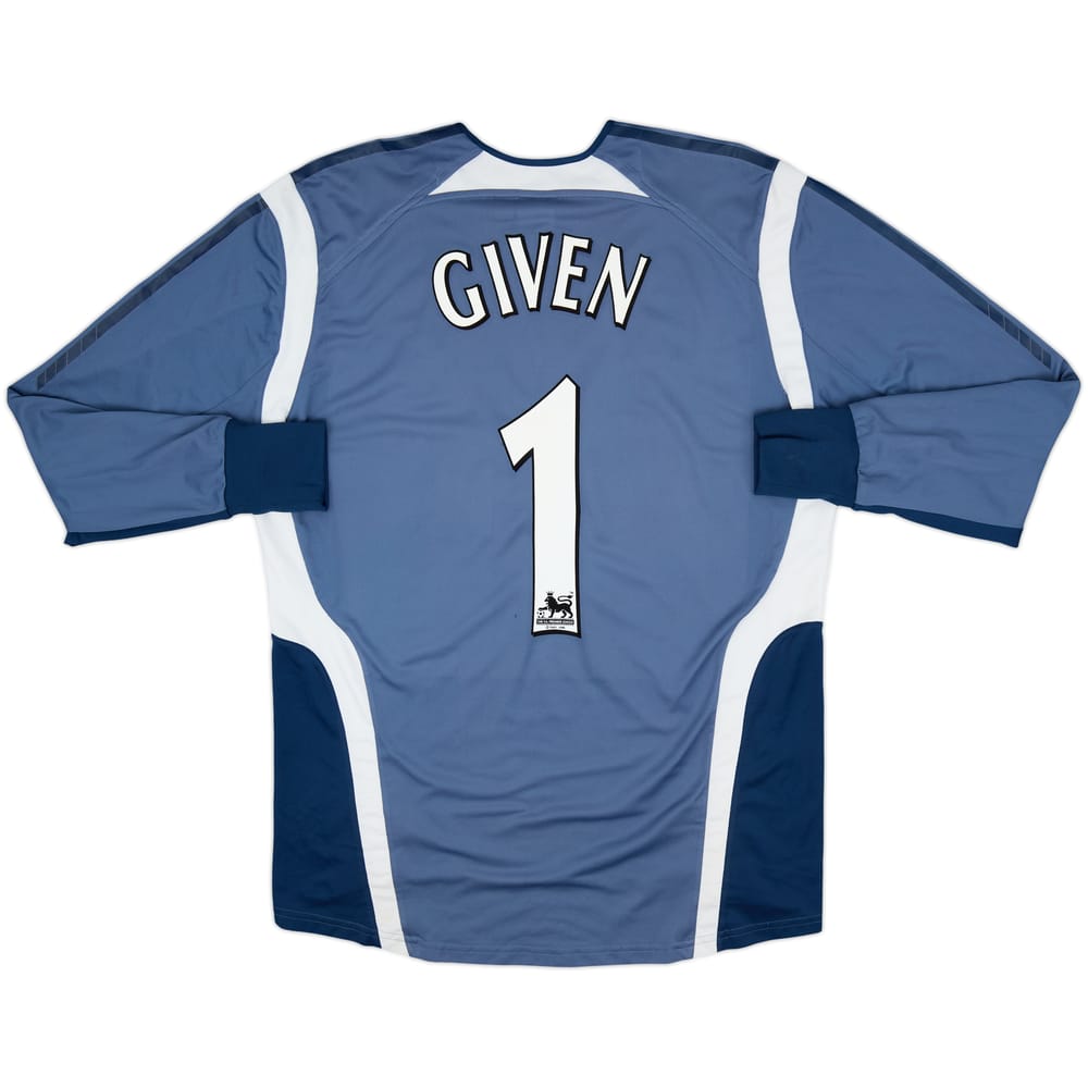 2005-06 Newcastle GK Shirt Given #1 - 8/10 - (L)