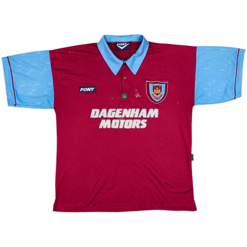 1995-97 West Ham Centenary Home Shirt - 5/10 - (XL)