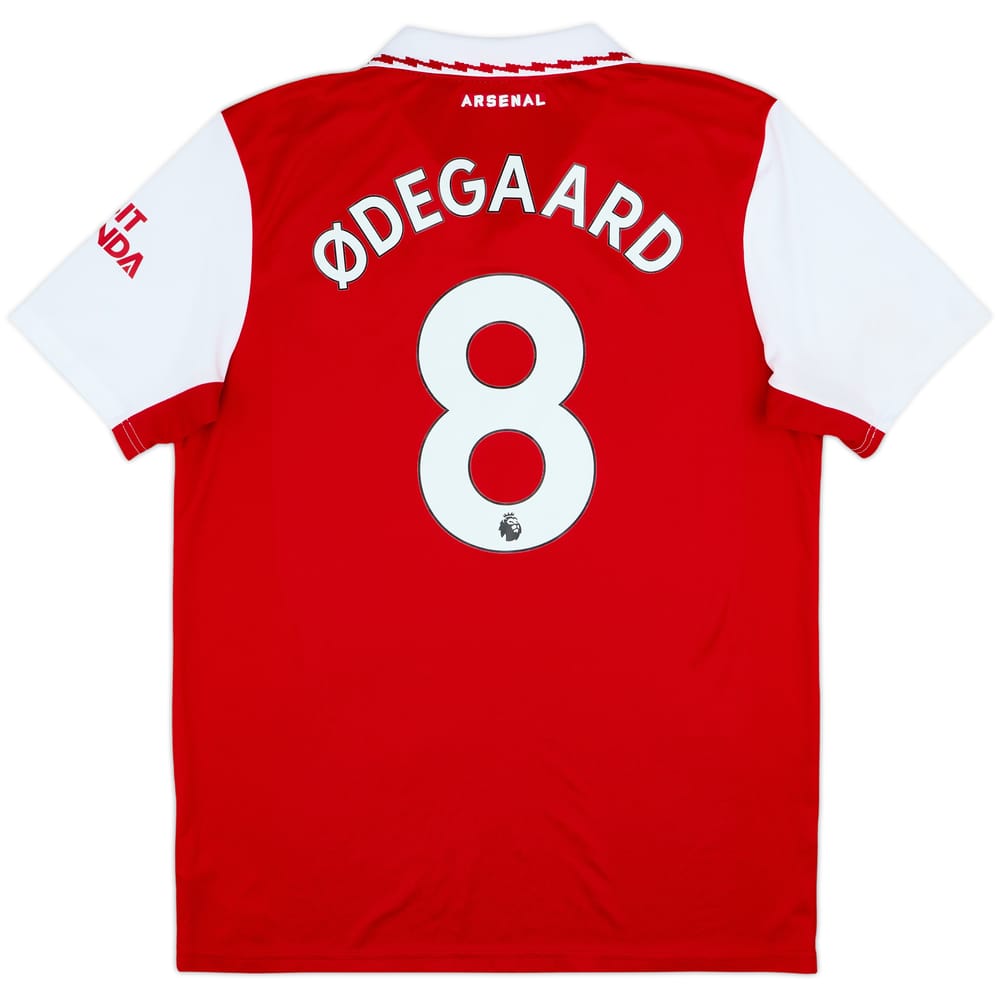 2022-23 Arsenal Home Shirt Odegaard #8 - 6/10 - (L)