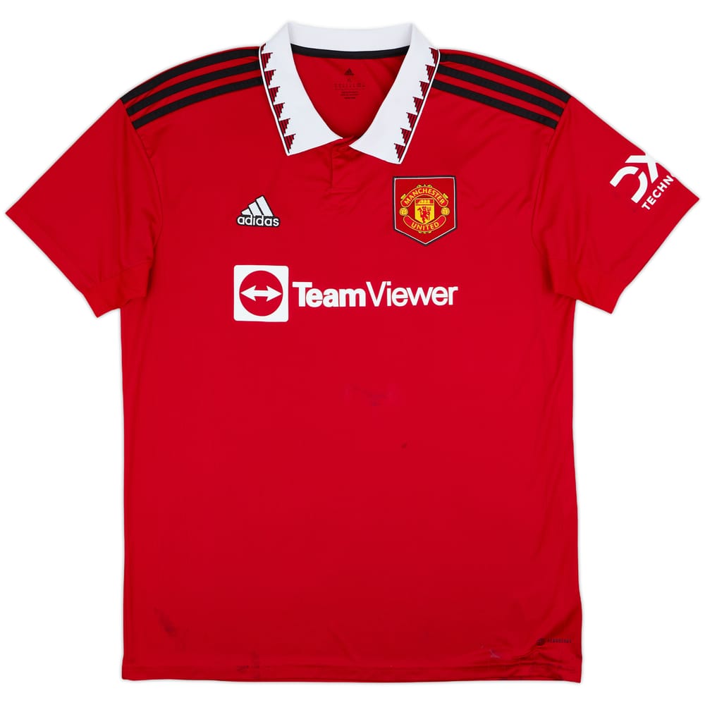 2022-23 Manchester United Home Shirt - 5/10 - (XL)