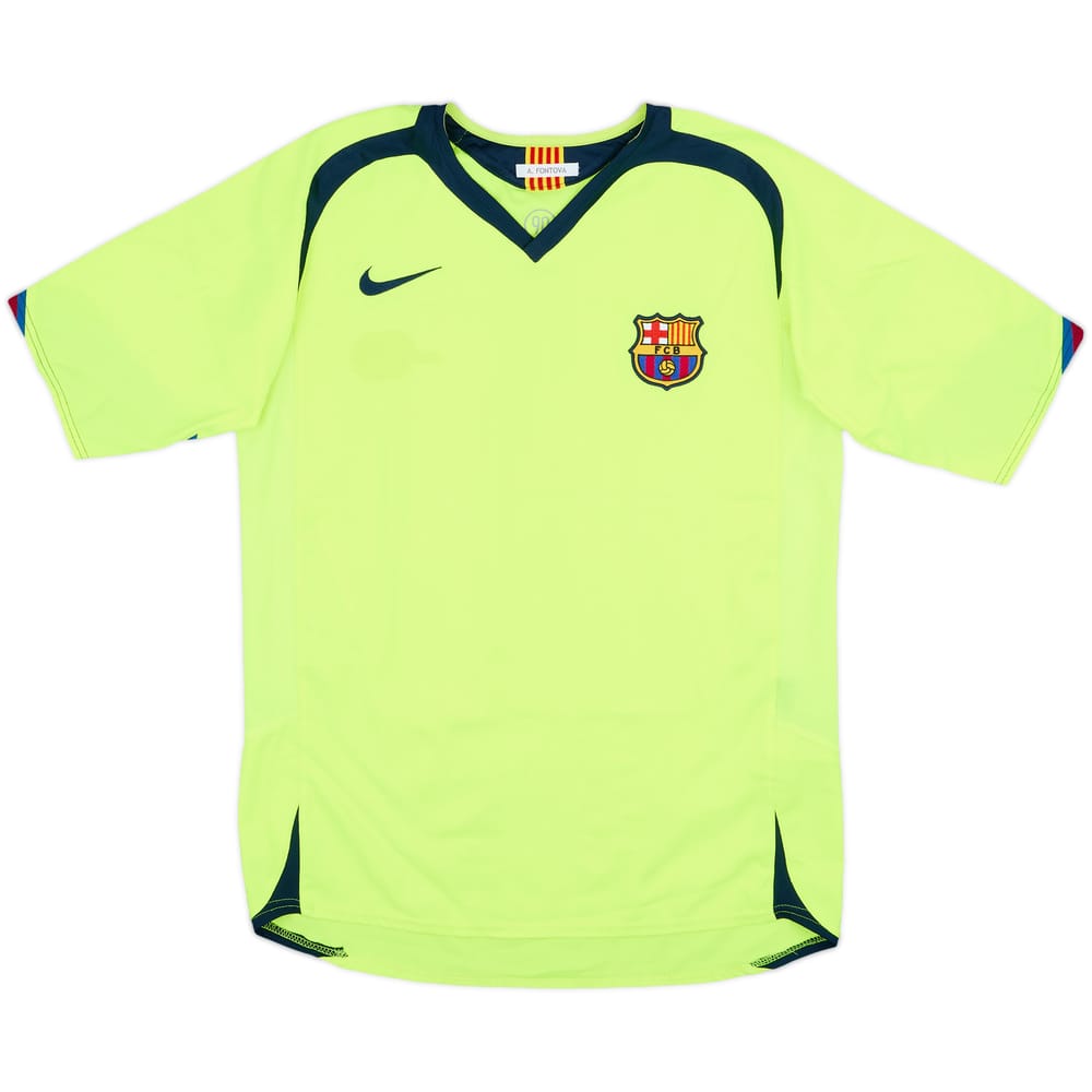 2005-06 Barcelona Away Shirt - 5/10 - (XL.Boys)