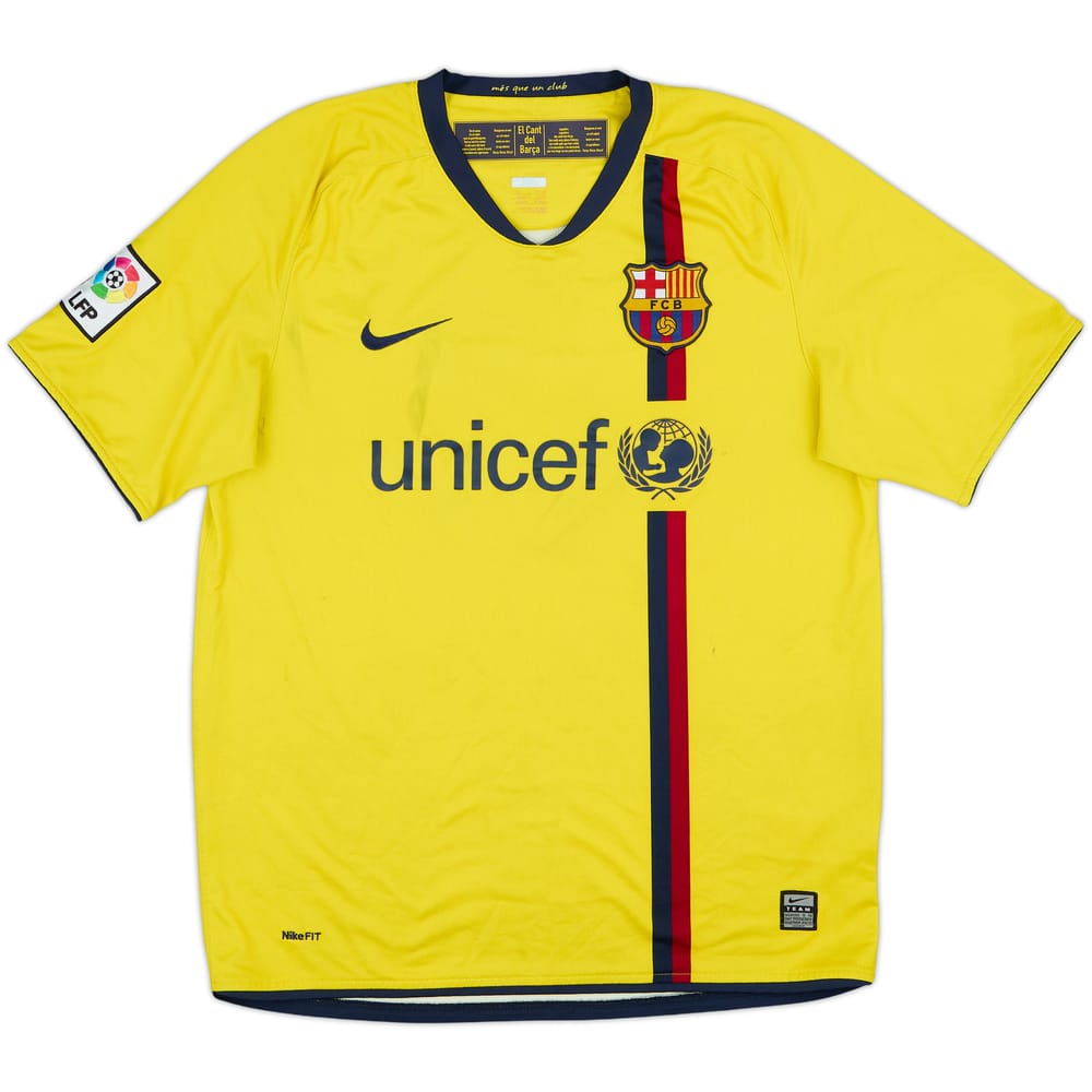 2008-10 Barcelona Away Shirt Xavi #6 - 4/10 - (M)