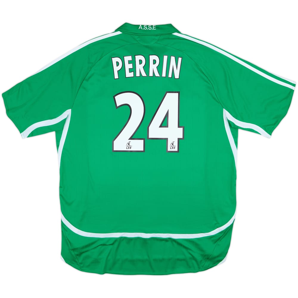 2006-07 Saint Etienne Home Shirt Perrin #24 - 8/10 - (XL)