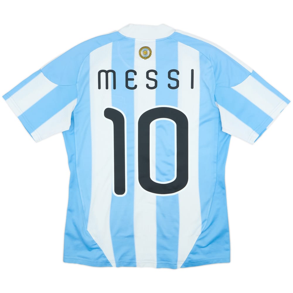 2010-11 Argentina Home Shirt Messi #10 - 6/10 - (S)