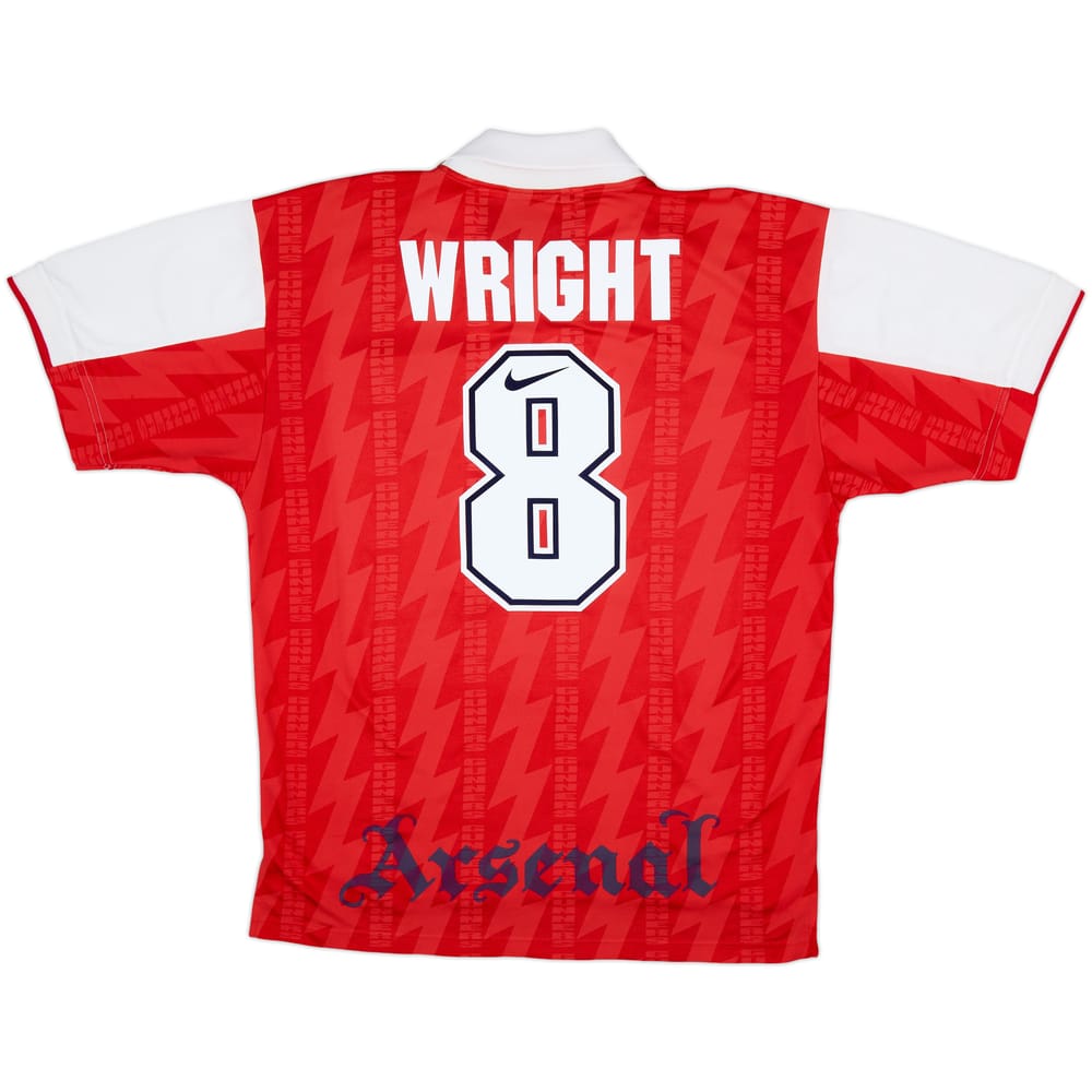 1994-96 Arsenal Home Shirt Wright #8 - 8/10 - (L)