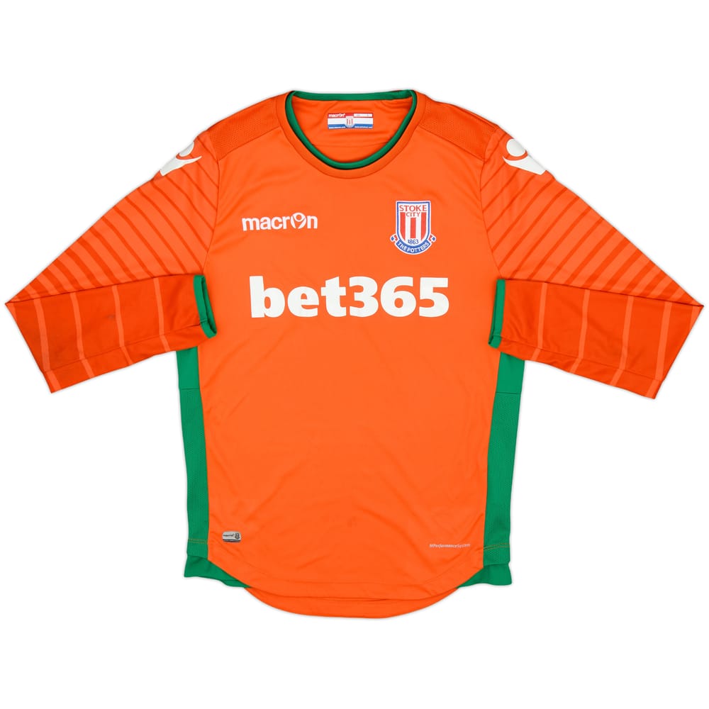 2016-17 Stoke City GK Shirt - 5/10 - (S)