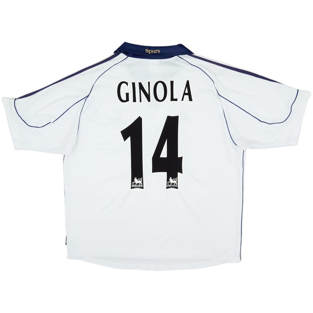 1999-01 Tottenham Home Shirt Ginola #14 - 8/10 - (XL)
