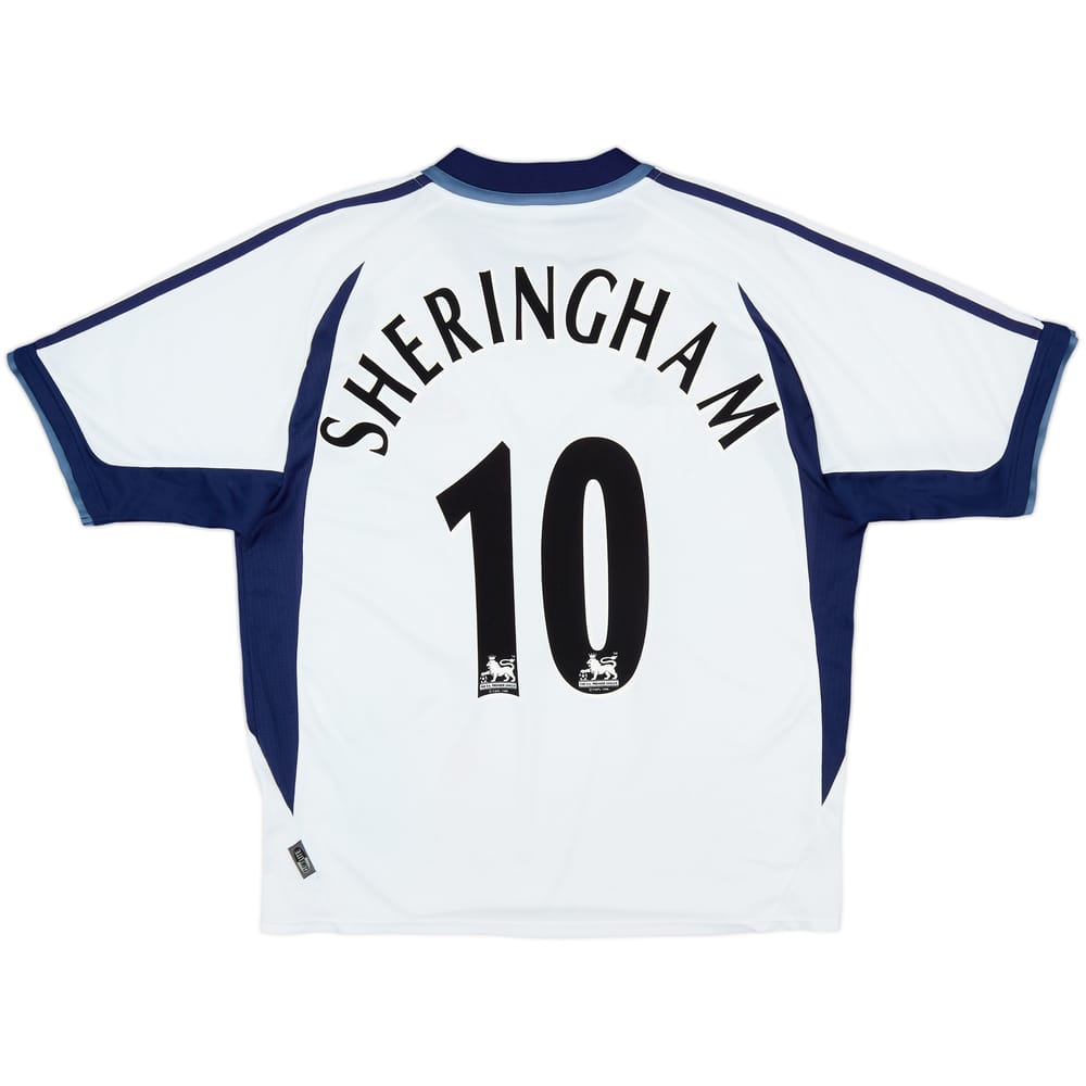 2001-02 Tottenham Home Shirt Sheringham #10 - 7/10 - (L)
