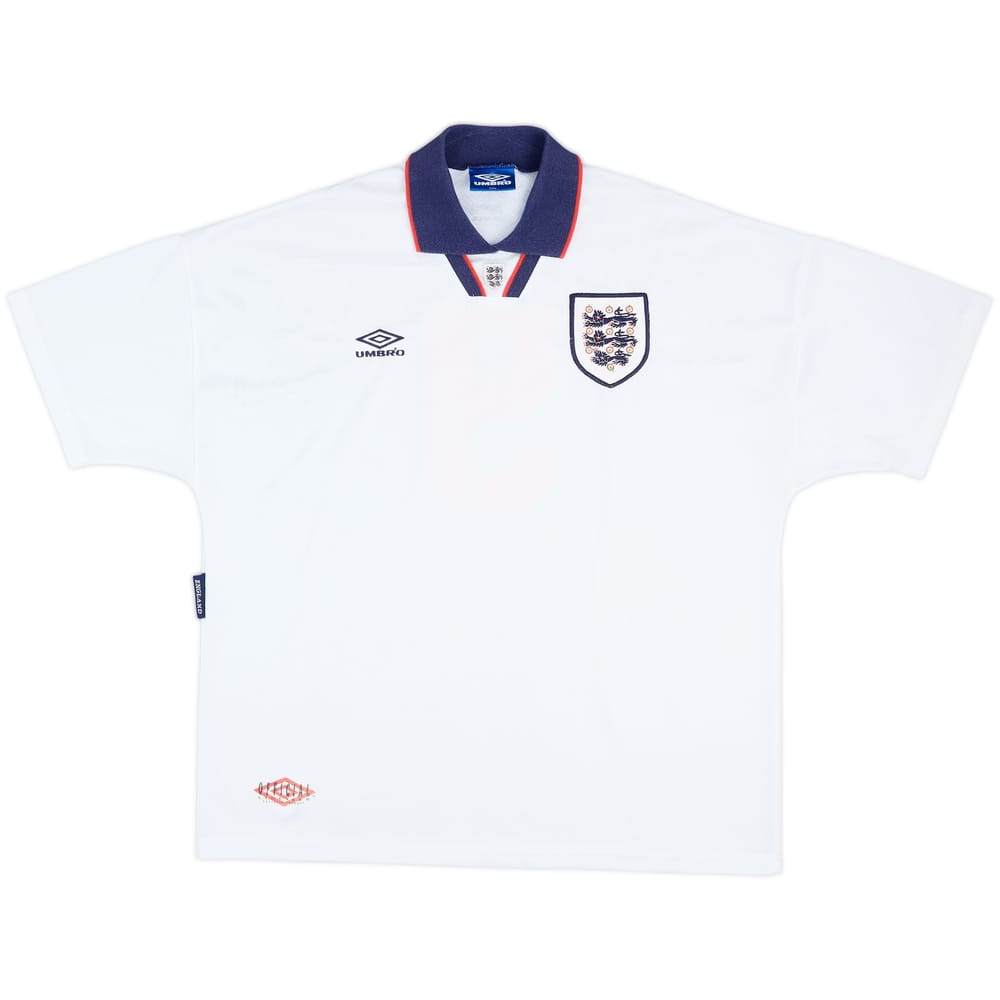 1994-95 England Match Issue Home Shirt #9 - 8/10 - (XXL)