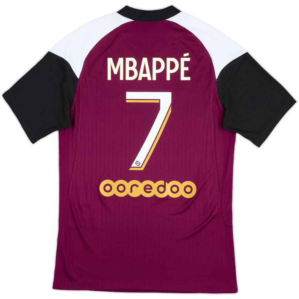 2020-21 Paris Saint-Germain Third Shirt Mbappe #7 - 7/10 - (S)