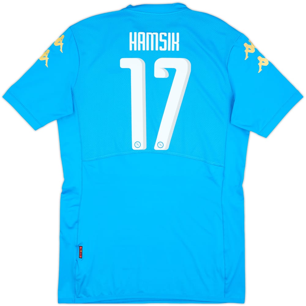 2016-17 Napoli Player Issue CL Home Shirt Hamsik #17 - 10/10 - (XXL)