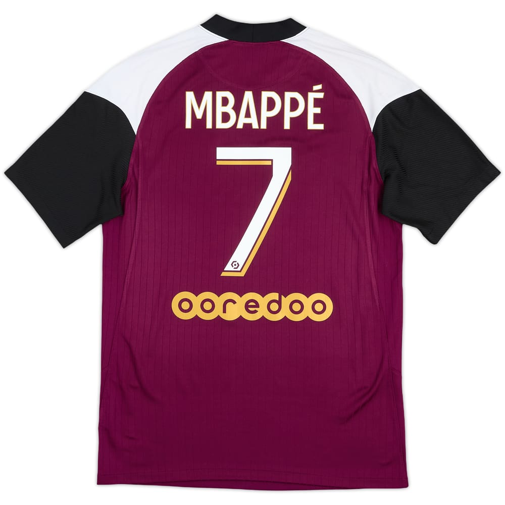2020-21 Paris Saint-Germain Third Shirt Mbappe #7 - 6/10 - (S)