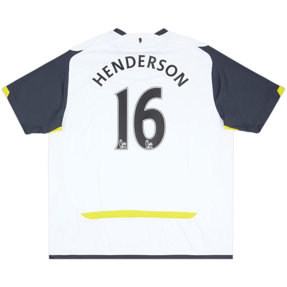 2009-10 Sunderland Away Shirt Henderson #16 - 9/10 - (3XL)