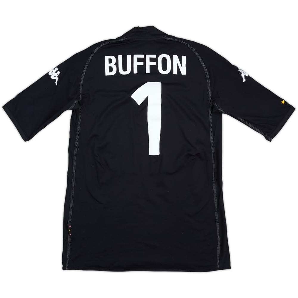 2002 Italy GK S/S Shirt Buffon #1 - 10/10 - (L)
