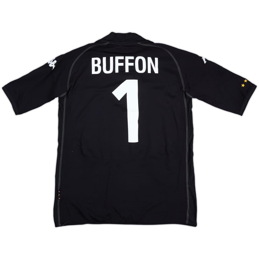 2002 Italy GK S/S Shirt Buffon #1 - 9/10 - (L)