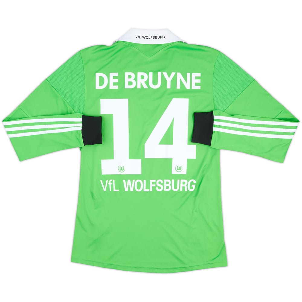 2013-14 Wolfsburg Away L/S Shirt De Bruyne #14 - 10/10 - (S)
