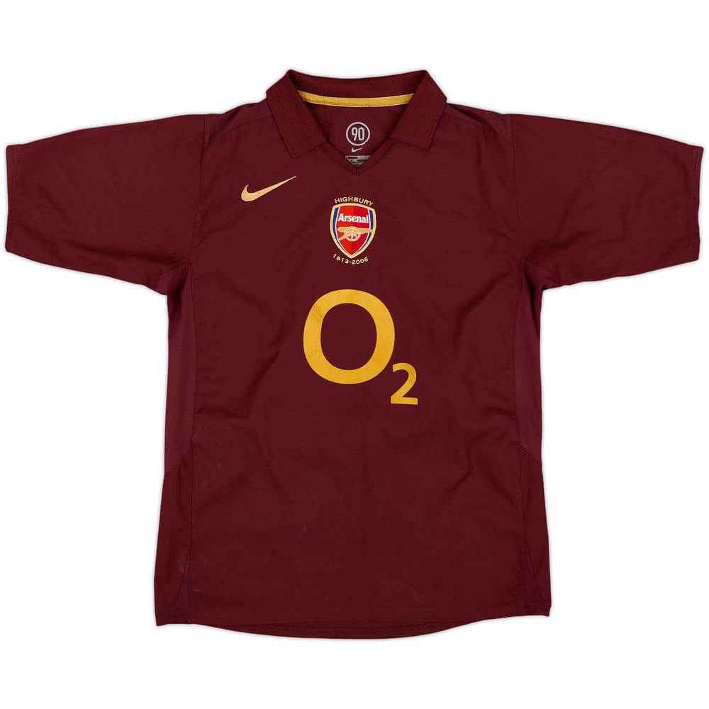 2005-06 Arsenal Home Shirt - 8/10 - (L.Boys)
