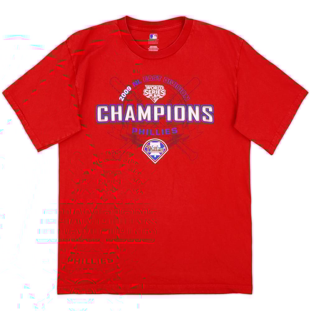 2009 Philadelphia Phillies NL East Champions MLB Tee - 8/10 - (M)
