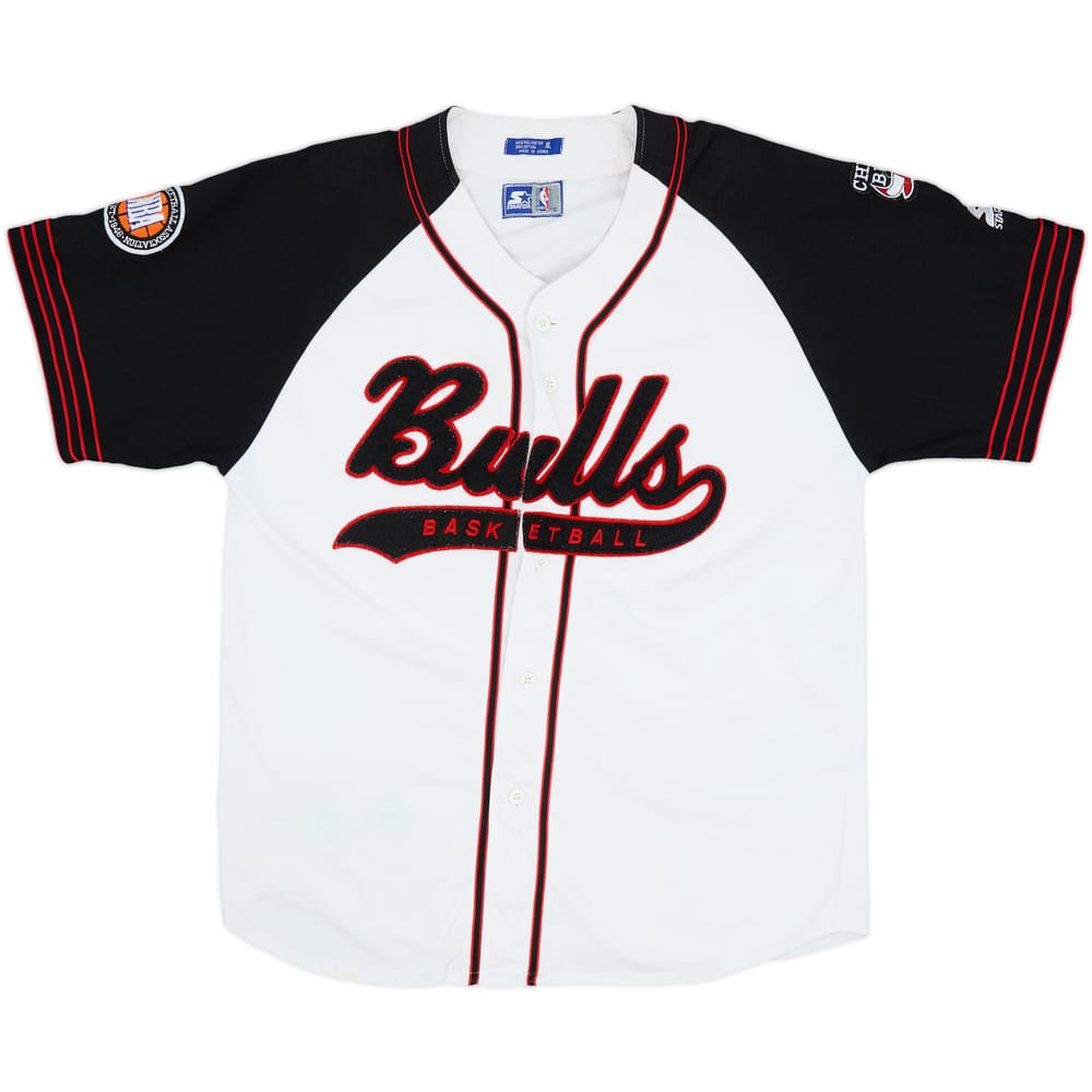 1990s Chicago Bulls Starter Baseball Jersey - 8/10 - (XL)