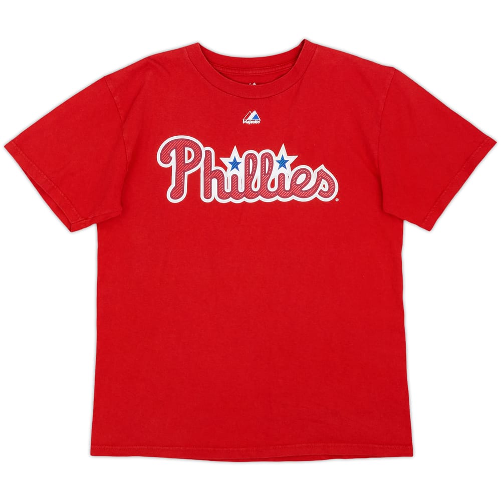2011 Philadelphia Phillies Howard #6 Majestic Tee - 6/10 - (L.Boys)
