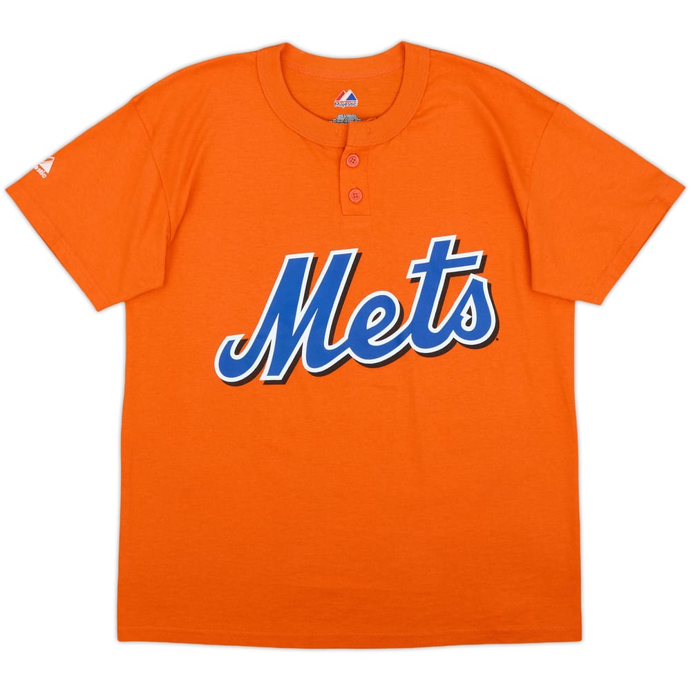 2012 New York Mets #1 Majestic Tee - 9/10 - (XL.Boys)