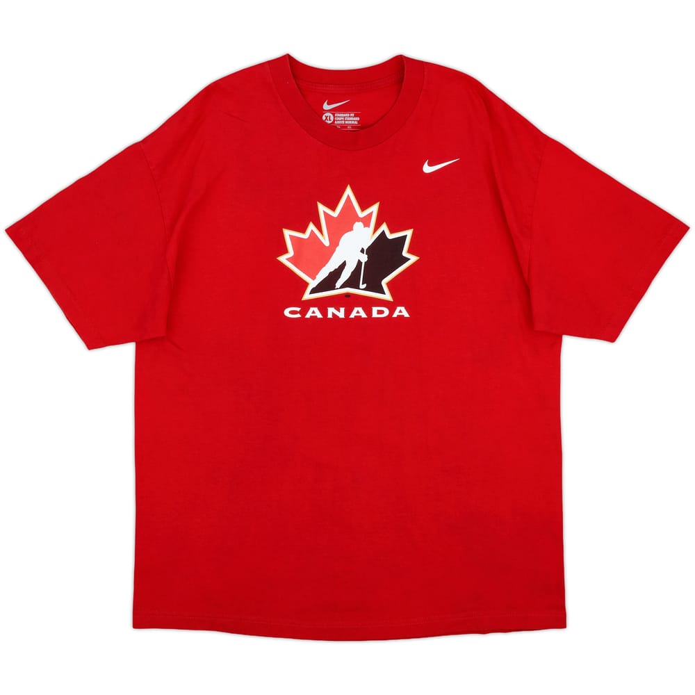 2010 Canada National Hockey Team Nike Tee - 9/10 - (XL)