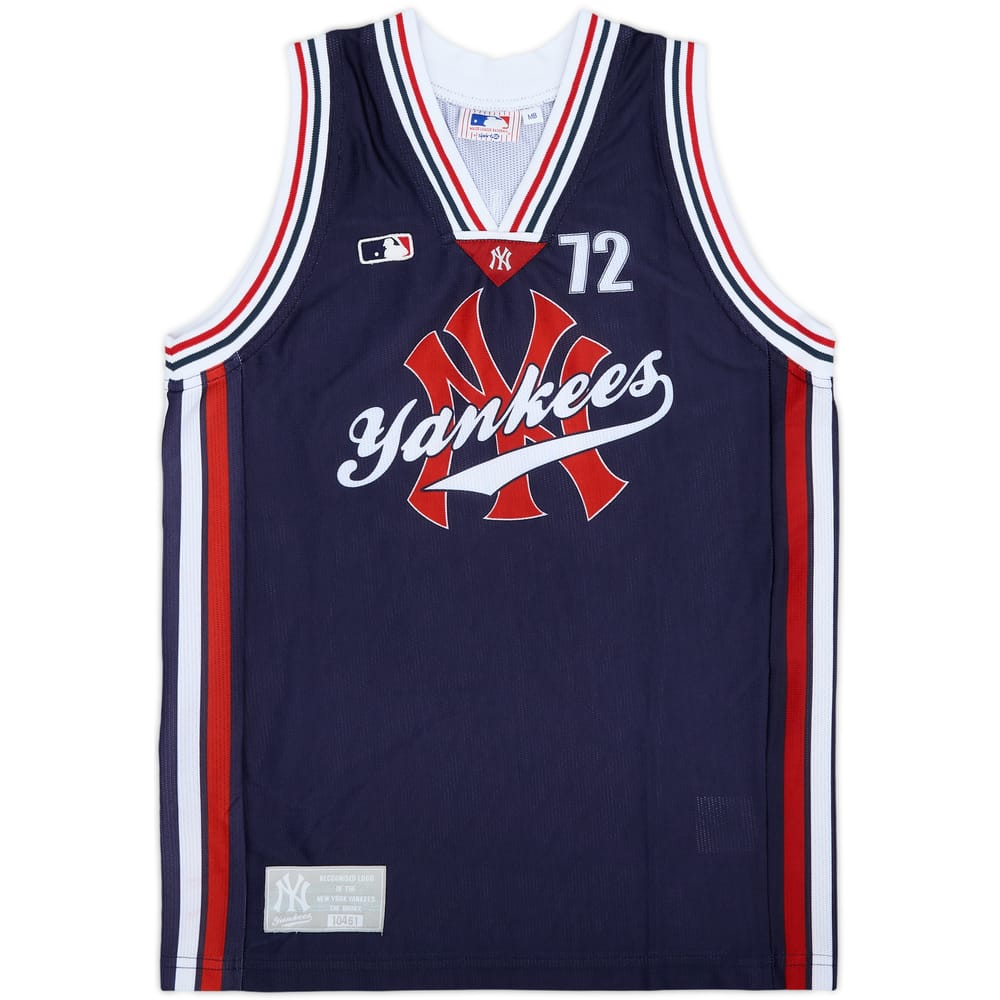 2000s New York Yankees #72 MLB Sleeveless Tee - 8/10 - (M.Boys)