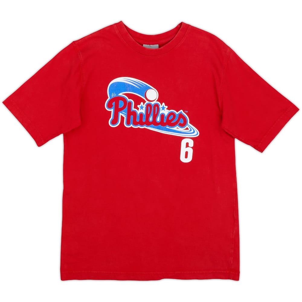 2009 Philadelphia Phillies Howard #6 MLB Tee - 6/10 - (M.Boys)