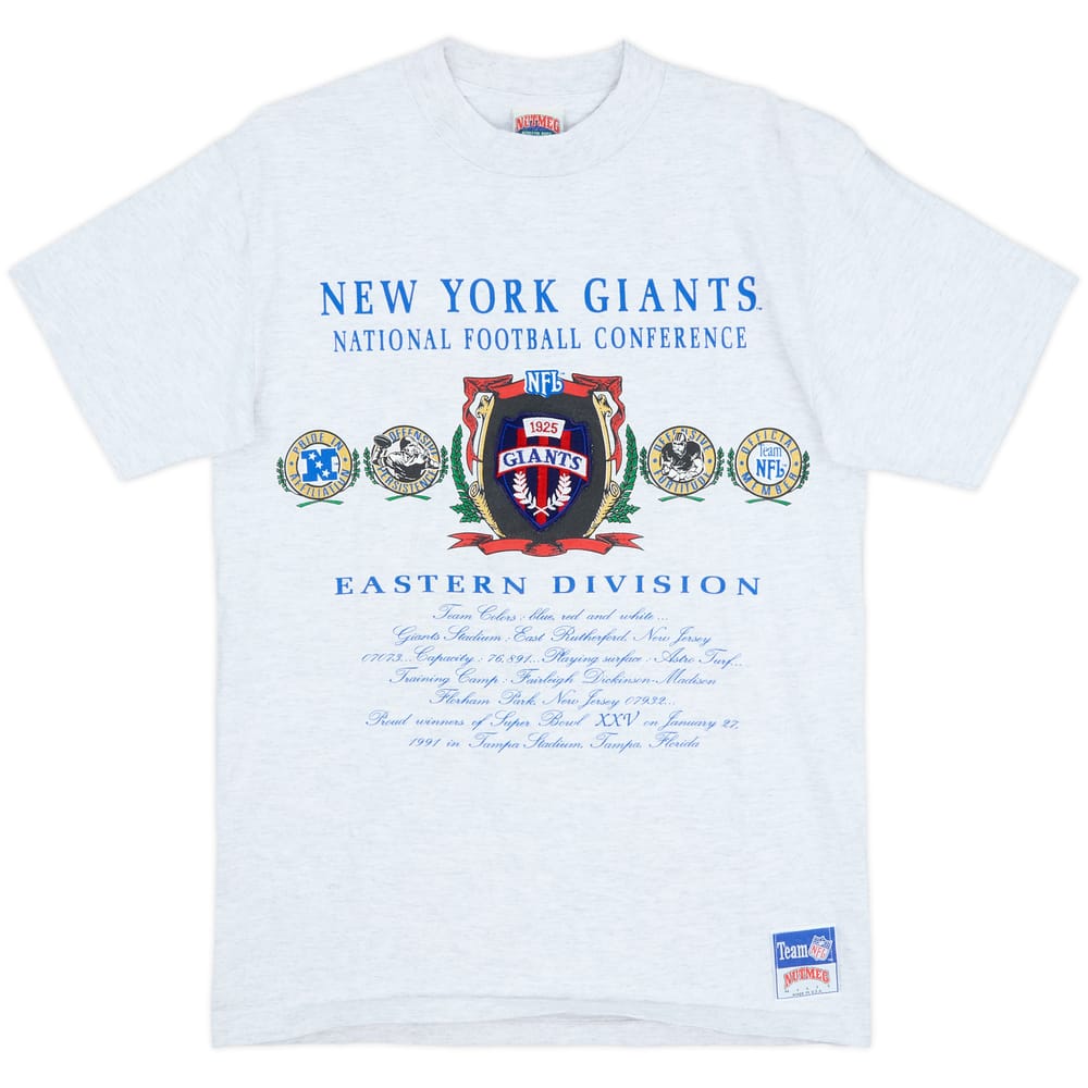 1990s New York Giants Nutmeg Graphic Tee - 9/10 - (M)