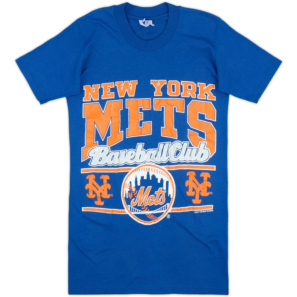 1990 New York Mets Logo 7 Graphic Tee - 7/10 - (S)