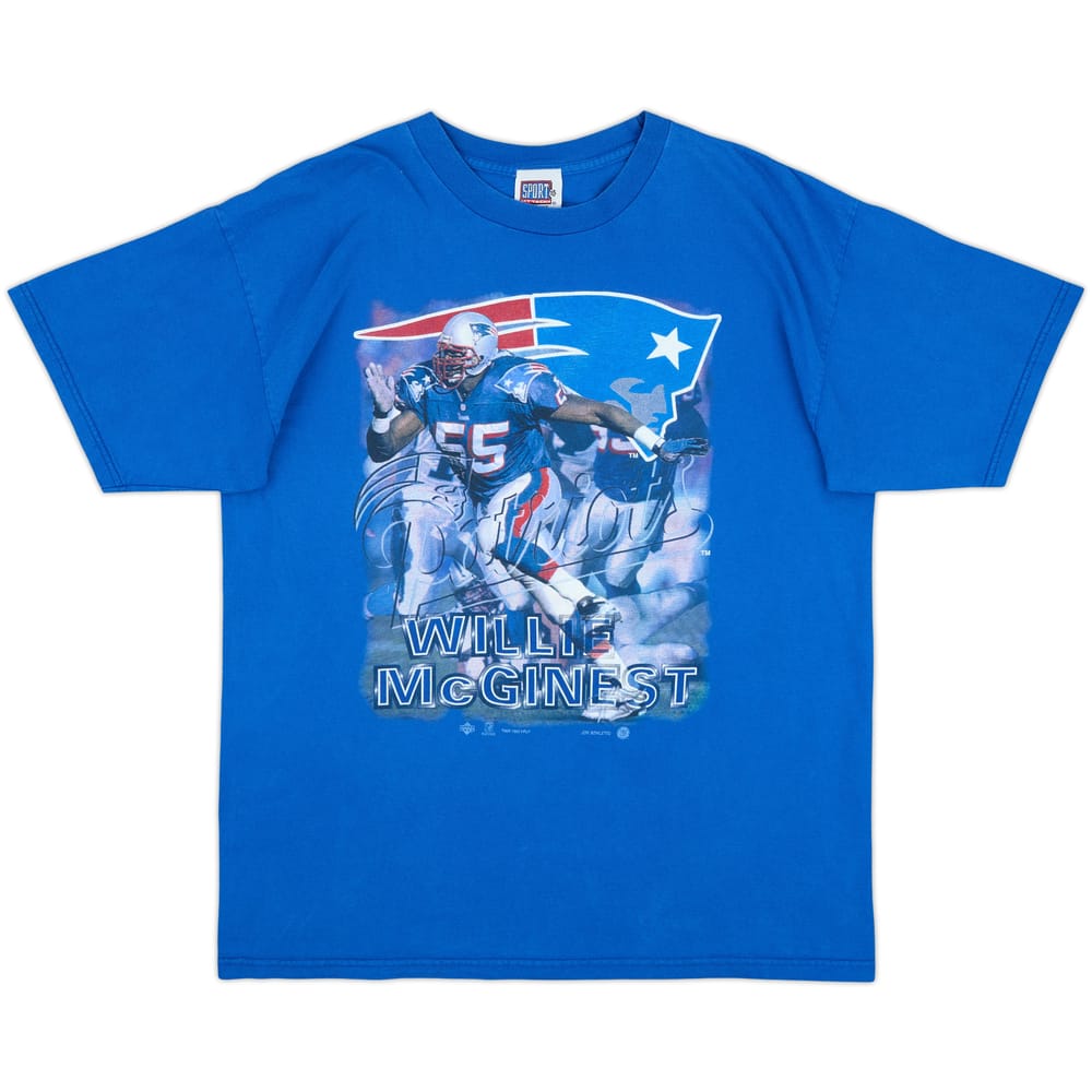 1996 New England Patriots Willie McGinest Graphic Tee - 7/10 - (XL)