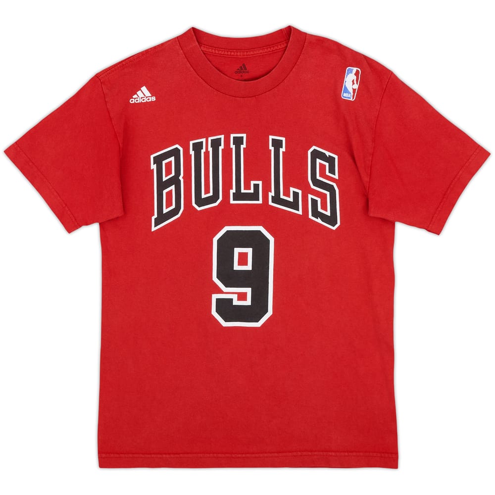 2006-10 Chicago Bulls Deng #9 adidas Tee - 3/10 - (S)