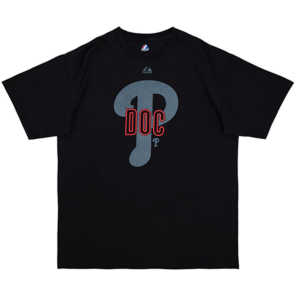 2010 Philadelphia Philles Roy Halladay #34 Majestic Graphic Tee - 9/10 - (L)