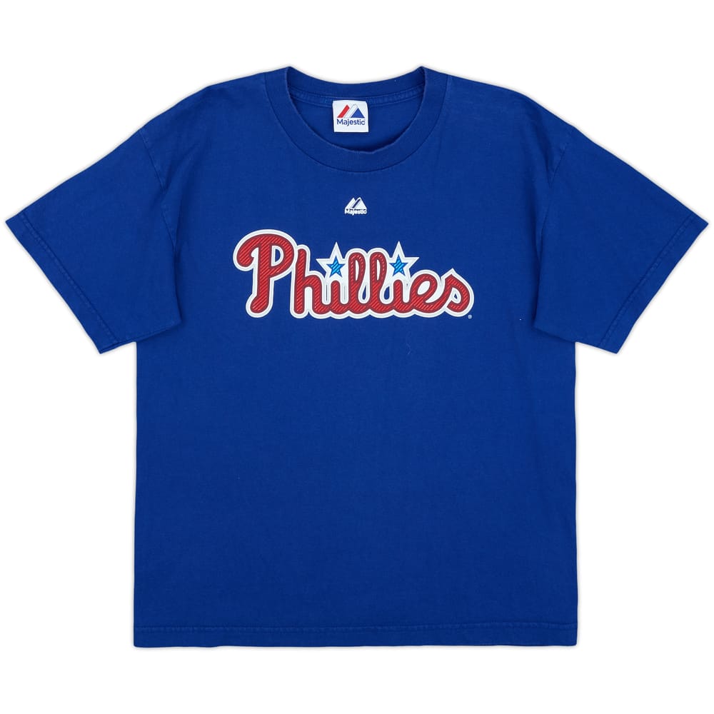 2009 Philadelphia Phillies Lee #33 Majestic Tee - 9/10 - (XL.Boys)