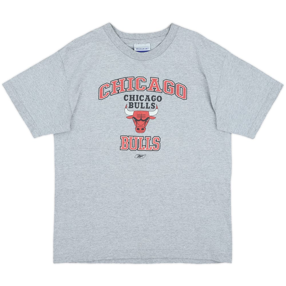 2005-06 Chicago Bulls Reebok Graphic Tee - 8/10 - (XL.Boys)