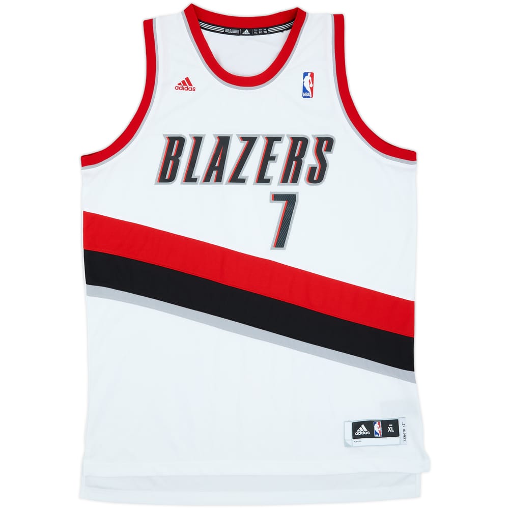 2010-11 Portland Trail Blazers Roy #7 adidas Swingman Home Jersey - 8/10 - (XL)