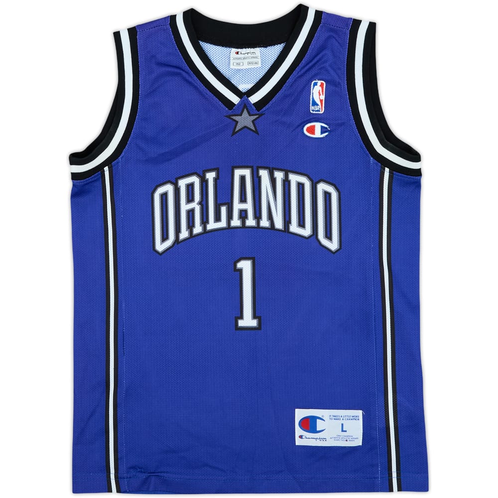2003-04 Orlando Magic McGrady #1 Champion Away Jersey - 9/10 - (L.Boys)
