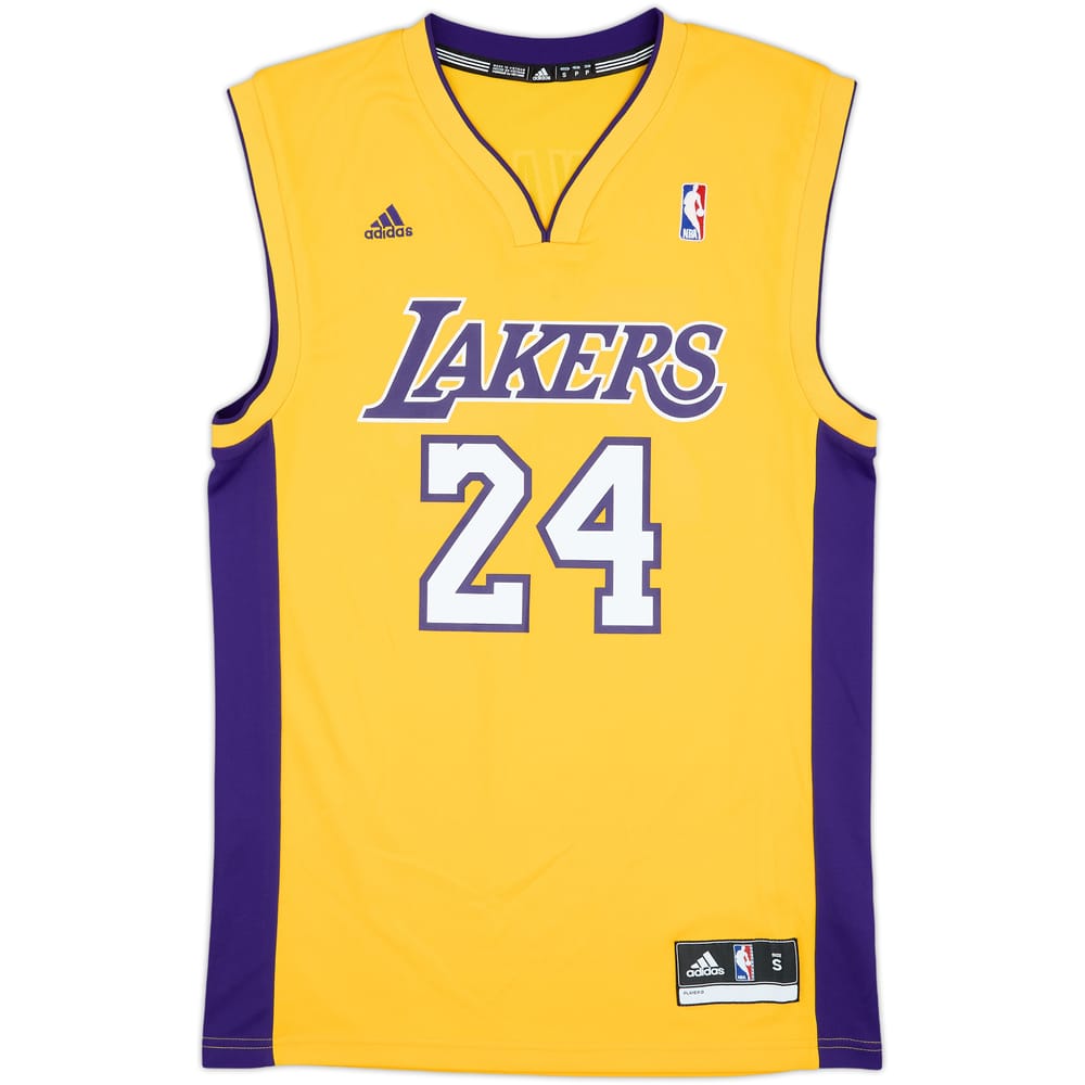 2010-14 LA Lakers Bryant #24 adidas Home Jersey - 9/10 - (S)