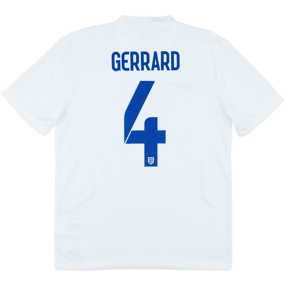 2014-15 England Home Shirt Gerrard #4 - 6/10 - (M)