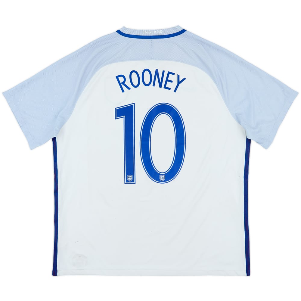 2016-17 England Home Shirt Rooney #10 - 4/10 - (XXL)